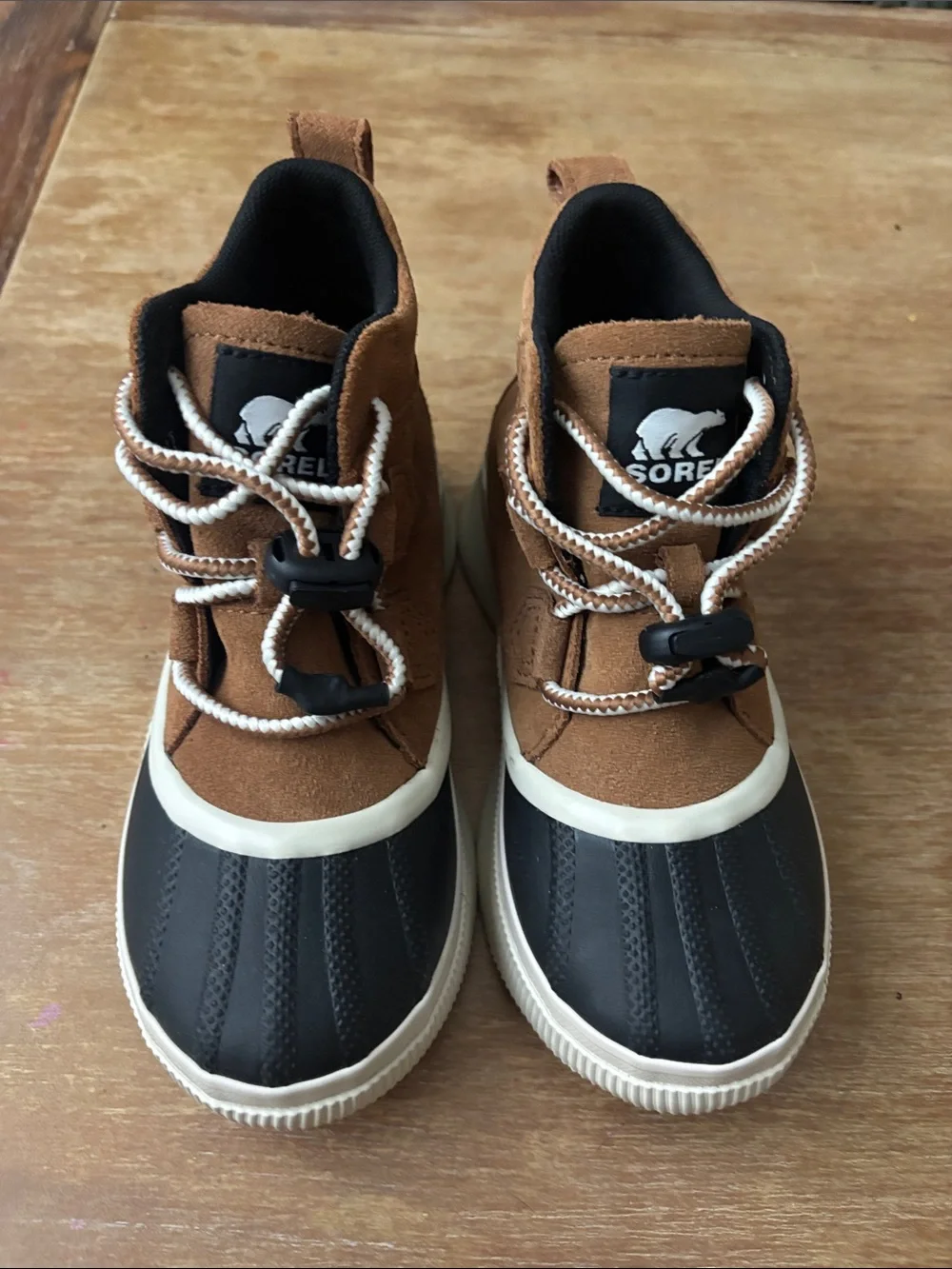 Sorel Kids Brown and Black Waterproof Boots